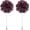 Dark Purple, variant on Flower Boutonnieres Pin, Lapel Pin for Men Camellia Suit Wedding Graduation Anniversary Outfit Accessories
