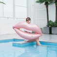 thumbnail image 5 of Hamaca Inflable para Piscina Brillar 4 en 1 Labios Rojos, 5 of 5
