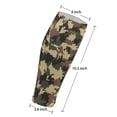 thumbnail image 3 of 3D Printed Calf Compression Sleeves, 360 Seamless Leg Sleeves for Running, Cycling & Sports, One Size, Camouflage Print, 3 of 6