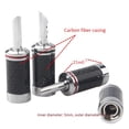 thumbnail image 5 of 16Pcs Banana Plugs Hi-End HIFI DIY Carbon Fiber Copper Plated Rhodium Electrical Audio Jack Banana Connector Plug, 5 of 5
