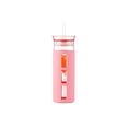 thumbnail image 1 of Jarra De Vidrio Para Beber, Vaso De Botella De 360Ml Con Tapa Y Taza De Viaje Con Pajita, Funda Protectora De Silicona Eigraketly HA028393-01, 1 of 6