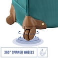 thumbnail image 4 of Bolsa de mano Steve Madden Harlo, azul turquesa, 20 pulgadas con ruleta, 4 of 7