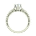 thumbnail image 4 of 0.71 Carat Vintage Style Filigree Engagement Ring 18K White Gold (G,SI1), 4 of 6