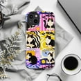 thumbnail image 6 of Pop Art Cat Collage Phone Case, Colorful Abstract Pattern, Fun and Artsy Protective Case for iPhone Models, 6 of 6