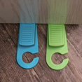 thumbnail image 3 of Tope de puerta de goma de 6 piezas de color aleatorio, Tope de puerta anticolisión for suelo de cuña for hogar, oficina, dormitorio, sala de estar, material suave, 3 of 7
