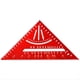 thumbnail image 1 of Regla Triangular Para Carpintería Regla De Ángulo Recto Especial Para Carpintería De Aleación De Aluminio Regla De Ángulo Métrica De 7 Pulgadas Y 90 Grados Roja, 1 of 5