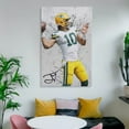 thumbnail image 6 of Jordan Love Canvas Poster Home Decor Poster Wall Art Hanging Picture Print Bedroom Decorative Painting Posters Room Aesthetic 16x24inch(40x60cm), 6 of 6