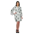 thumbnail image 4 of Moomaya Printed Bridesmaid Robes Short Bride Getting Ready Dress Loungewear, 4 of 6