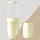 thumbnail image 1 of Fiudx Liquidación de ahorros de verano Taza de lavado de viaje, juego portátil, colección de cepillos de dientes familiares, taza de cepillo, separación de ropa seca y húmeda, taza de enjuague bucal, 1 of 7