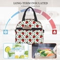 thumbnail image 4 of Uemuo Strawberry Printed Lunch Bag Lunch Box Reusable Insulated Lunch Tote Bag, Leakproof Thermal Cooler Sack Food Handbags Case High Capacity, 4 of 5