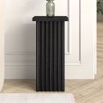 thumbnail image 2 of Evelyn&Zoe Modern/Contemporary 10.75" Wide Black Grain Side Table, 2 of 5