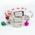 thumbnail image 2 of CSChome Collier pour Animaux Collier pour Animaux Confortable Design Réglable Boucle Motif Os de Dessin Animé Sangle de Cou pour Chien Fournitures pour Animaux Cercle de Cou pour Animaux, 2 of 7