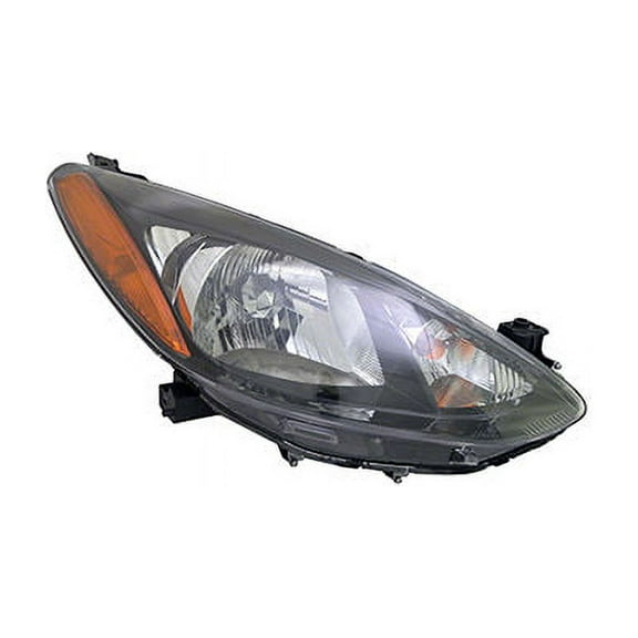 Right Passenger Side Headlight Assembly - Compatible with 2011 - 2014 Mazda 2 2012 2013