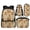 Burger Fried Egg Capybara, variant on Yspwyqan Galaxy Axolotl Backpack Set with Lunch Box Pencil Case for Girls, 17 Inch Double Zipper Lightweight School Bags Fits 14" Laptop for School Travel Hiking