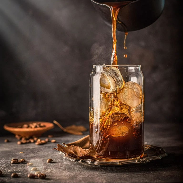 Cold Brew 16oz Glass Cup