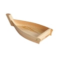 thumbnail image 2 of Bandeja para servir sushi, barco de madera para sushi, ideal para restaurantes, comedores y fiestas. Medio, 2 of 9