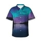 thumbnail image 1 of Fotbe Night At Lake Aurora Camisa Hawaiana para Hombre Unisex – Camisa Casual de Verano con Botones de Manga Corta de Algodón y Lino,Medium, 1 of 7