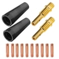 thumbnail image 4 of Masteelf 24 Pcs Welding Nozzle Tips Kit Replaceable Gas Nozzles for Daily Use Copper Tips Replacement Welding Accessories, 4 of 9