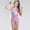 Pink, variant on RTKFRFL Girls Swimsuit One Piece Sleeveless Print Swimming Surfing Snorkeling Diving Coverall Suit Bathing Suit Beachwear Swimwear