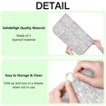 thumbnail image 4 of Gray Christmas Snowman Pattern Dish Drying Mat for Kitchen 1 Pack, Ultra Absorbent Microfiber Dishes Drainer Mats,18x24in(46x61cm), 4 of 4