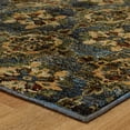 thumbnail image 3 of HomeRoots 8' X 11' Blue And Gold Oriental Power Loom Area Rug, 3 of 6