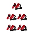 thumbnail image 1 of Eigraketly Protector de pie Zapatos de Karate Gear Gear Flexible Sparring Foot PU Taekwondo resistente a impactos Sparring ancho Rojo L Type2 NO2, 1 of 1