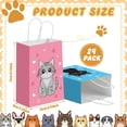 thumbnail image 2 of Bolsas de regalo para gatos Zhanmai, 24 unidades, regalos para fiestas de gatos para niños, 2 of 6