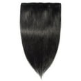 thumbnail image 2 of 100% Remy Human 3/4 Full Head Clip in Human Hair Extensions Silky Straight, 2 of 6
