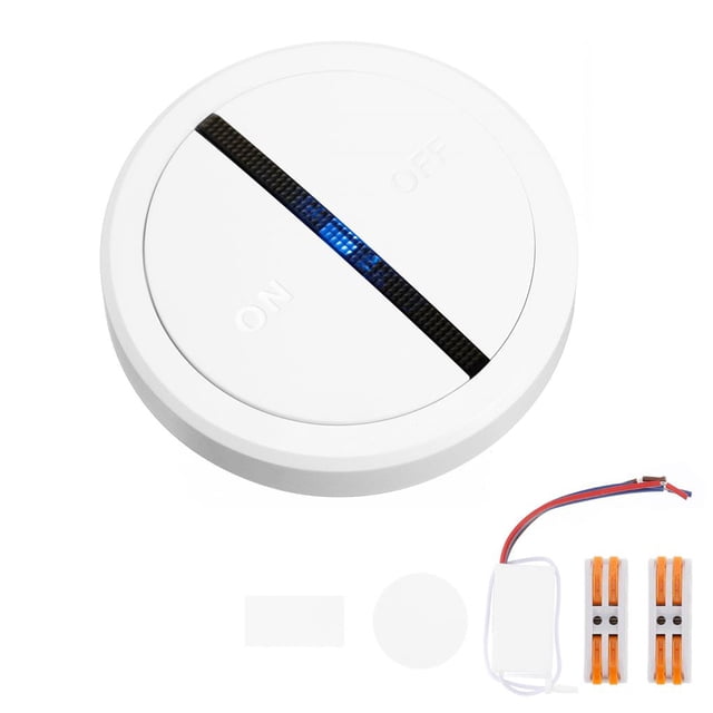 Kit De Interruptor Inalámbrico Interruptor Inalámbrico De Encendido/Apagado De Alto Rendimiento Ip66 Interruptor De Control Remoto Magnético A Prueba De Agua Con Receptor Para Oficina En Casa Comedor matsuzay EL011250-00