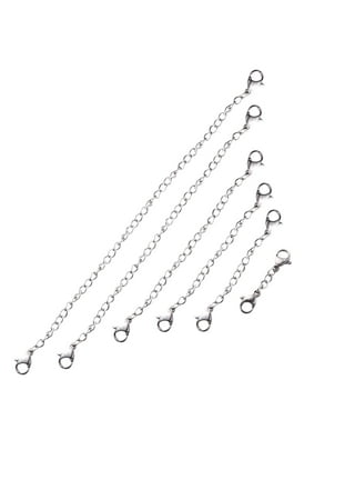  Kaemi Necklace Extender Set of 4, 925 Sterling Silver Bracelet  Extender Set,(3.15，4，4.7，6 inch) Rose Gold Chain Extenders for Necklaces  Anklet Extension for Women Multiple Necklaces Jewelry : Arts, Crafts &  Sewing