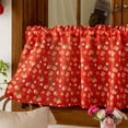 thumbnail image 6 of Steadline Christmas Themed Window Curtain - Elegant Polyester Holiday Decor for Living Room and Bedroom - Festive Seasonal Home Textile with Tree Print Design, 6 of 6