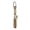 C, variant on Copper Key Buckle, Solid Brass Key Rings, Double Ring Key Organizer with Customizable Label Sticker, Durable Rust-Resistant Metal Construction, Secure Spring-Tempered Closure