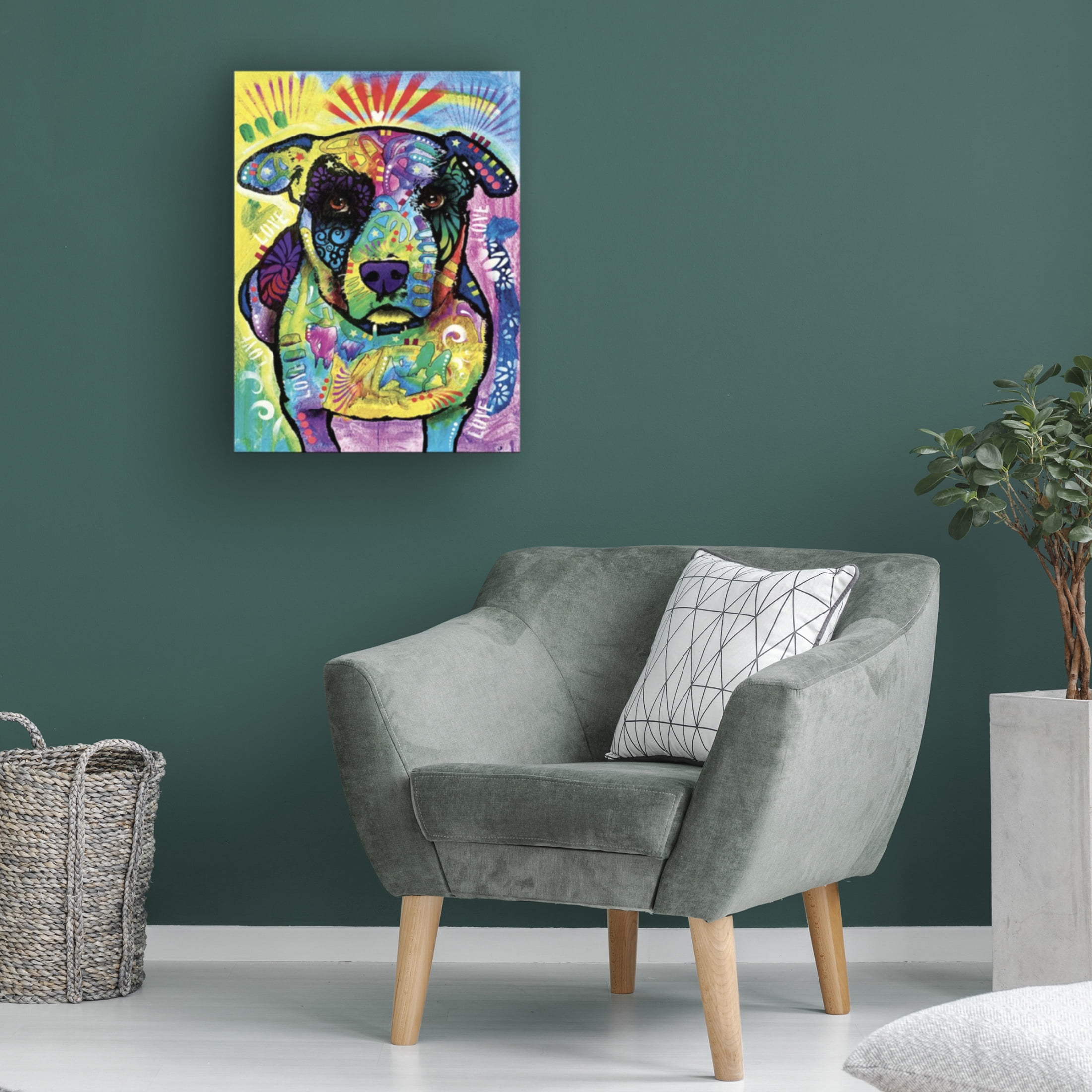 Canvas Wall Art - Dean Russo 'Lucky' Wall Art for Living Room, Bedroom, or Office Décor by Trademark Fine Art - 24 x 32 Inches