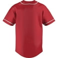 thumbnail image 3 of Men's GameDay Greats  Red Houston Cougars  Lightweight Baseball Jersey, 3 of 4