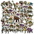 thumbnail image 3 of 35pcs Realistic Dinosaur Stickers Kids Stickers Graffiti Decals for Phone Laptop Suitcase, 3 of 9