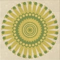 thumbnail image 1 of Ahgly Company Machine Washable Indoor Square Transitional Brown Area Rugs, 8' Square, 1 of 7