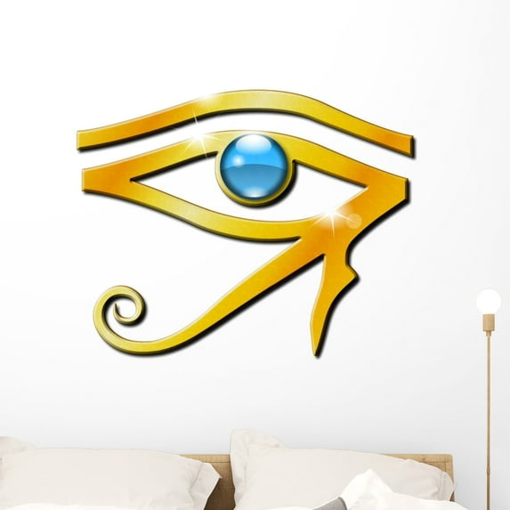 Eye Ra Wall Decal by Wallmonkeys Peel and Stick Graphic (36 in W x 27 in H) WM184008