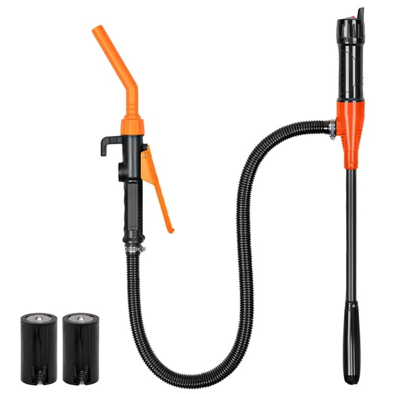Hunlyman Fuel Transfer Pump, Portable Battery Powered Pump for Gas To 2.8 GPM, Universal Fit Gas Pump for Gas Fuel Oil Diesel Water