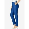 thumbnail image 3 of Jessica London Women's Plus Size Linen Pleat-Front Pant, 3 of 3