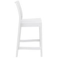 thumbnail image 2 of Compamia Siesta Maya Tabouret de Bar en Résine 29,5 Pouces Blanc, 2 of 9