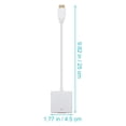 thumbnail image 3 of PinesC 4pcs vga cable Adapter Office Supplies Convert Cable Video Cable Video Converter Home Converter Home VGA Converter Multifunction conversion line 1080p abs white, 3 of 5
