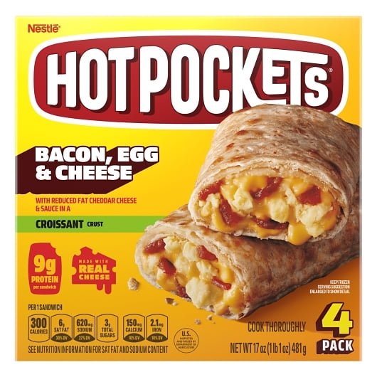 Hot Pockets Breakfast Bundle. 17 oz Box (Pack of 3)