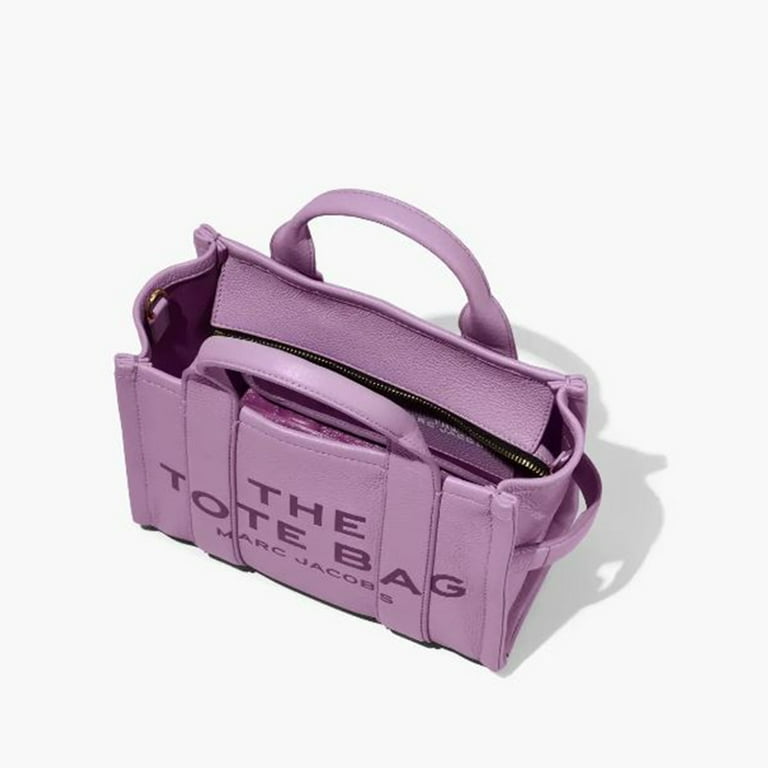 Marc Jacobs Womens The Leather Small Tote Bag Regal Orchid