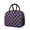 Purple and Black, variant on Purple and Pink Checkered Pattern Insulated Leakproof Lunch Box for Work, Lunch Bag for Women Men, Loncheras Para Mujer for Beach Travel Picnic Camping