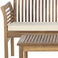 thumbnail image 6 of SAFAVIEH Outdoor Collection Carson 4-Piece Patio Set Natural/Beige, 6 of 7