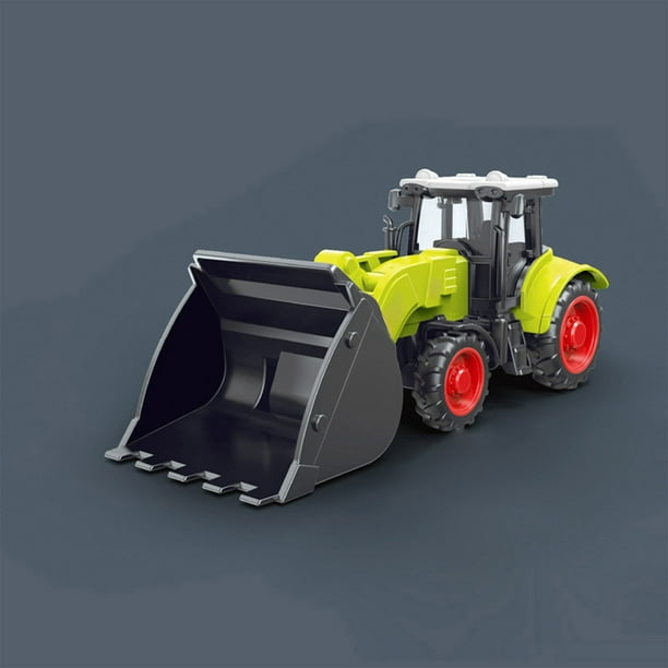 Tractor a escala, juguete infantil, vehículo agrícola, vehículo de ingeniería, coche de inercia de plástico