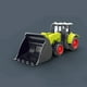 thumbnail image 1 of Tractor a escala, juguete infantil, vehículo agrícola, vehículo de ingeniería, coche de inercia de plástico, 1 of 7
