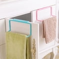 thumbnail image 3 of Bangcool Towel Bar Plastic Hanging over Cabinet Towel Holder Washcloth Rack for Kitchen, 3 of 10