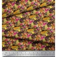 thumbnail image 3 of Soimoi Japan Crepe Satin Fabric Animal Skin Abstract Print Fabric by Yard 42 Inch Wide, 3 of 3