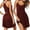 Wine Red, variant on Womens Sleeveless Nightgown O Neck Sleeveless Sleep Dress Spaghetti Strap Racerback Pajama Dress Women's Cami Chemise Nightdress, S-XXL